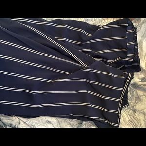 Flowy beach tie front pants